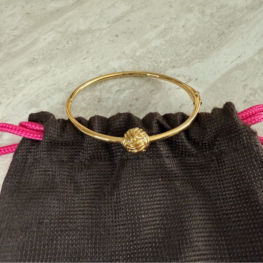 Kate Spade Gold Knot Bangle Bracelet